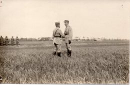 Photo Officiers Français Format 9/14. - War, Military