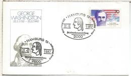 ALEMANIA 1982 ¡MAT HAMBURG GEORGE WASHINGTON - George Washington