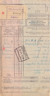 1936: Ministère Des Finances : Quittance D'entrée / Ministerie Van Financiën : Inkomkwitantie. - Documents