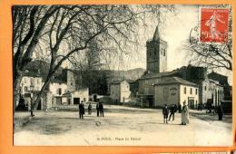 XBG-16 Saint-Pons-de-Thomières  Place De Foirail, ANIME. Cachet Frontal 1913 - Saint-Pons-de-Thomières