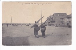 79 - BERCK-PLAGE - Départ Pour La Pêche à La Crevette - Berck