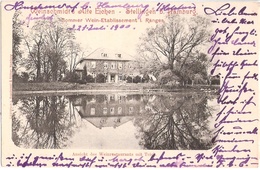 STELLINGEN Bei Hamburg Weinschmidt Alte Eichen Sommer Etablissement 1. Ranges Gelaufen 21.7.1900 - Stellingen