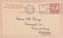 USA 1936   ENTIER POSTAL/GANZSACHE/POSTAL STATIONERY CARTE DE SAINT-LOUIS - 1921-40