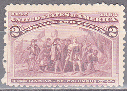 UNITED STATES    SCOTT NO. 231     MINT HINGED     YEAR 1893 - Neufs