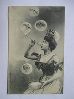 1905 -    JEUNE FEMME FAISANT DES BULLES ....           TTB - Neujahr