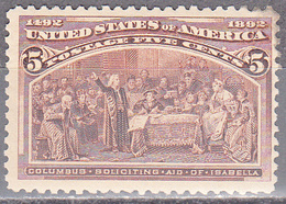 UNITED STATES    SCOTT NO. 234     MNH     YEAR 1893 - Unused Stamps