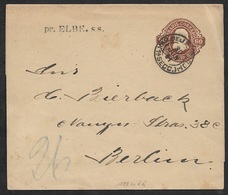 1891 Brasilien - 60R Streifband Seepost S.S Elbe Nach Berlin. L1 Pr. ELBE. S.s - Briefe U. Dokumente