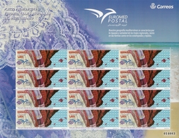 2019-ED. 5329 SERIE COMPLETA EN PLIEGO PREMIUM- Euromed. Trajes Regionales Del Mediterráneo-NUEVO- - Full Sheets