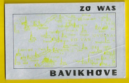 ZO WAS BAVIKHOVE IN 62 OUDE PRENTKAARTEN * Prachtig Naslagwerk Voor Postkaarten Verzamelaars ©1976 Harelbeke Z398-4 - Harelbeke