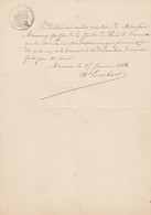 MONACO  CACHET FISCAL DU PRINCE CHARLES III  1884  ETAT SUPERBE - Fiscales