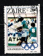 Zaïre 1984 OBP/COB 1243 Olympische Spelen , Jeux Olympiques à Los Angeles - Gebraucht