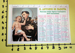 S. ANTONIO DI PADOVA 1992  CALENDARIO TASCABILE PLASTIFICATO - Grand Format : 1991-00