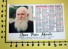 OPERA PADRE MARELLA 1986  CALENDARIO TASCABILE PLASTIFICATO - Grossformat : 1981-90