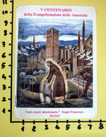 V CENTENARIO EVANGELIZZAZIONE DELLE AMERICHE 1993  CALENDARIO TASCABILE PLASTIFICATO - Grand Format : 1991-00