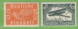 MiNr. 111-112  Xx Deutsches Reich - Unused Stamps