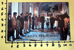 CRISTO, PER SEMPRE! 1981  CALENDARIO TASCABILE PLASTIFICATO - Big : 1981-90