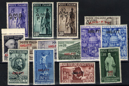 Treste Italia  Nº 65/72, 75/6, 39/41, 36. Año 1949/50 - Mint/hinged