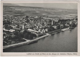 Eltville - S/w Luftbild Mit Den Anlagen Der Sektkellerei Matheus Müller MM - Eltville