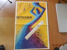 Affiche Publicitaire Pour Les Cigarettes Gitanes - Objetos Publicitarios