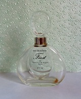 Ancien Flacon à Bouchon En Verre  "FIRST "  De VAN CLEEF &ARPELS  VIDE/EMPTY  Eau De Toilette 120 Ml - Flacons (vides)