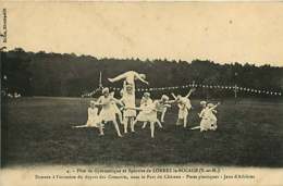 Delcampe - 150719 - 77 LORREZ LE BOCAGE Fête Gymnastique Sportive Départ Conscrits Poses Athlètes Humour Déguisement Militaria Tutu - Lorrez Le Bocage Preaux