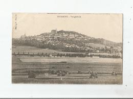 BOURMONT (HAUTE MARNE)  VUE GENERALE PANORAMIQUE 1917 - Bourmont