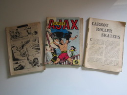 Lot De 3 Abîmés + Manques - KRIS Le SHERIF La Piste De L'enfer - SUPER AJAX - NYLON CARTER Et L'Homme Des Neiges - Roman Noir