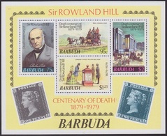 1979	Barbuda	439-42/B41	Rowland Hill - Rowland Hill