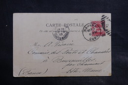 CUBA - Affranchissement De La Havane Sur Carte Postale En 1903 Pour La France - L 34908 - Covers & Documents