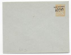 1906 - TYPE MOUCHON - ENVELOPPE ENTIER NEUVE 123X96 SURCHARGE - STORCH B7 - DATE 107 - Enveloppes Types Et TSC (avant 1995)