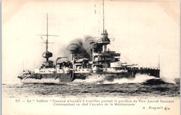 BATEAUX- GUERRE -- Le Suffren"  Cuirassé D'escadre à Tourelle - Warships