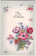 FANTAISIES . ILLUSTRATEURS . JOLIE FLEURS Par LUCE ANDRE . VIVE SAINT NICOLAS . Editeur SUPERLUXE - Saint-Nicolas