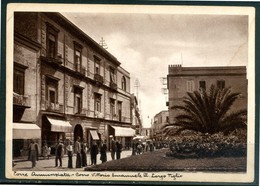 TORRE ANNUNZIATA (NA) - Corso Vittorio Emanuele III - Largo Tiglio - Cartolina Non Viaggiata, Come Da Scansione. - Torre Annunziata