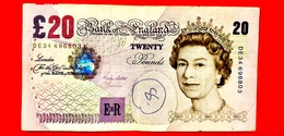 INGHILTERRA - GB - Bank Of England - 1999 - Edward Elgar - Banconota Da 20 Sterline - Twenty Pounds - 20 Pounds