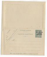 1906 - TYPE SEMEUSE - CARTE-LETTRE ENTIER NEUVE AVEC SURCHARGE - STORCH B4 - DATE 552 - Kartenbriefe