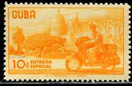 AG0249 Cuba 1958 Motorcycle Postman And Capitol 1V MNH - Unused Stamps