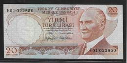 Turquie - 20 Lira - Pick N°187a - NEUF - Turkije