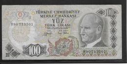 Turquie - 100 Lira - Pick N°189 - TB - Turkije