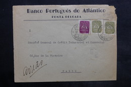 PORTUGAL - Enveloppe Commerciale De Ponta Delgada Pour La France En 1951 - L 35021 - Covers & Documents