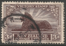 New Zealand. 1920 Victory. 3d Used. SG 456 - Usati