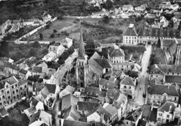 77-JOUARRE- VUE DU CIEL L'EGLISE ET LE COUVENT DES BENEDICTINES - La Ferte Sous Jouarre