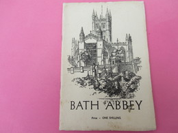 Guide/ANGLETERRE/ BATH ABBEY/ The Cathedral Chrurch Of St Peter And  St Paul At Bath /1949    PGC340 - Dépliants Turistici