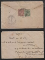 Penang  1927  KG V  Mailed Cover To India  # 18127 D  Inde Indien - Penang