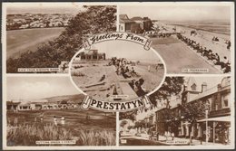 Multiview, Greetings From Prestatyn, Flintshire, 1955 - RP Postcard - Flintshire