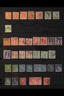 FORGERIES OF BRITISH WEST INDIES / CARIBBEAN Mostly 'used' Collection Of Forged 19th Century Stamps. With Antigua (8 Sta - Other & Unclassified