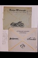 MOTORCYCLES SWEDEN 1925-2000's Interesting Collection Of Stamps, Booklets, Postcards, Covers And Cut-outs All Featuring  - Non Classificati