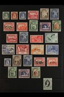 PROTECTORATE STATES - FINE MINT COLLECTION. 1942-63 FINE MINT COLLECTION. ALL DIFFERENT & Presented On Stock Pages, Inc  - Aden (1854-1963)