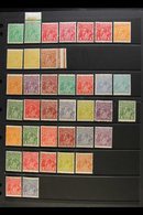 1914-32 KGV HEADS - FINE MINT RANGES With 1914-20 Shades To 4d (3), And 5d, 1918-23 To 4d And 1s4d, 1924 Set To 4½d And  - Other & Unclassified