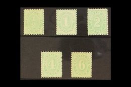 POSTAGE DUES 1907 Complete Set, Chalk Surfaced Paper, Wmk Crown Over Double Lined A, SG D53/7, Fine To Very Fine, 6d Wit - Altri & Non Classificati