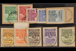 1933 Nile Crocodile And Mountains Set Complete, SG 1/10, Superb Used On Individual Pieces With Morija Cds Cancels. For M - Autres & Non Classés